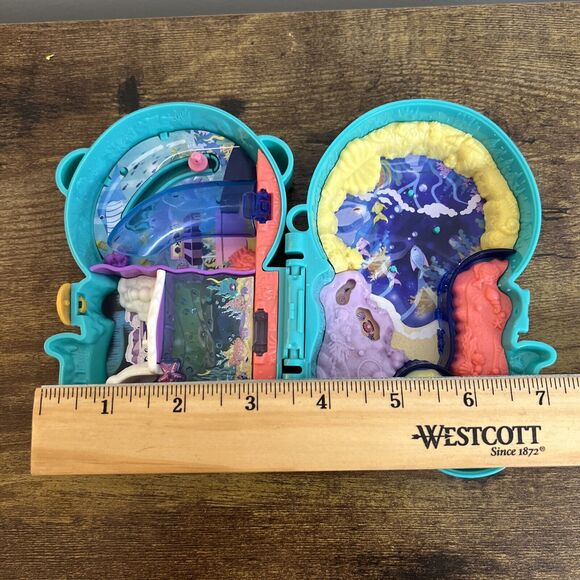 Polly Pocket Otter Aquarium Playset Without Dolphins Miniature Toy - Picture 9 of 15